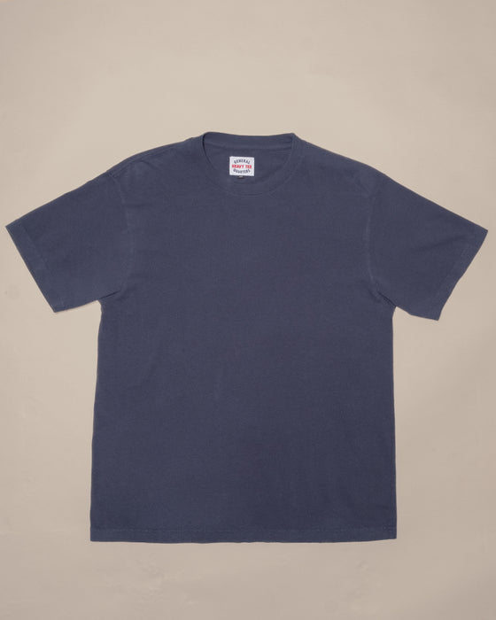 Heavy Tee in Faded Navy