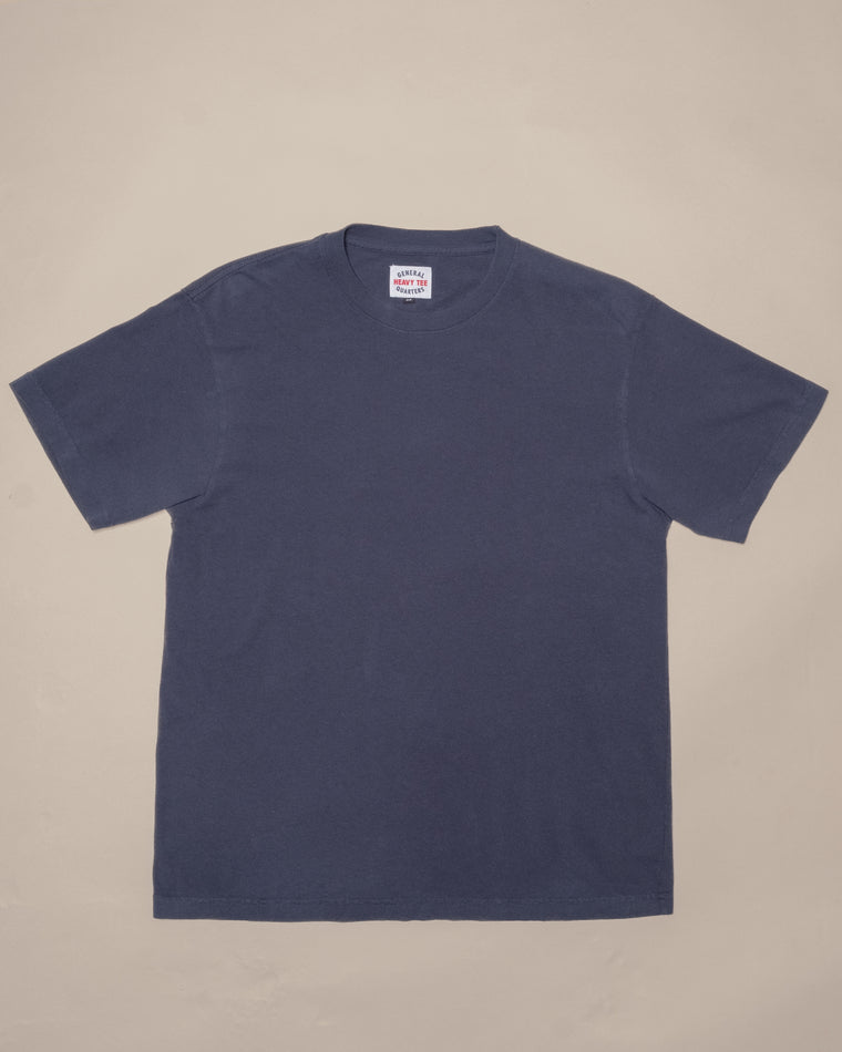 Heavy Weight T-Shirt in Faded Navy
