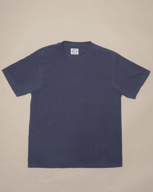 Heavy Tee in Faded Navy