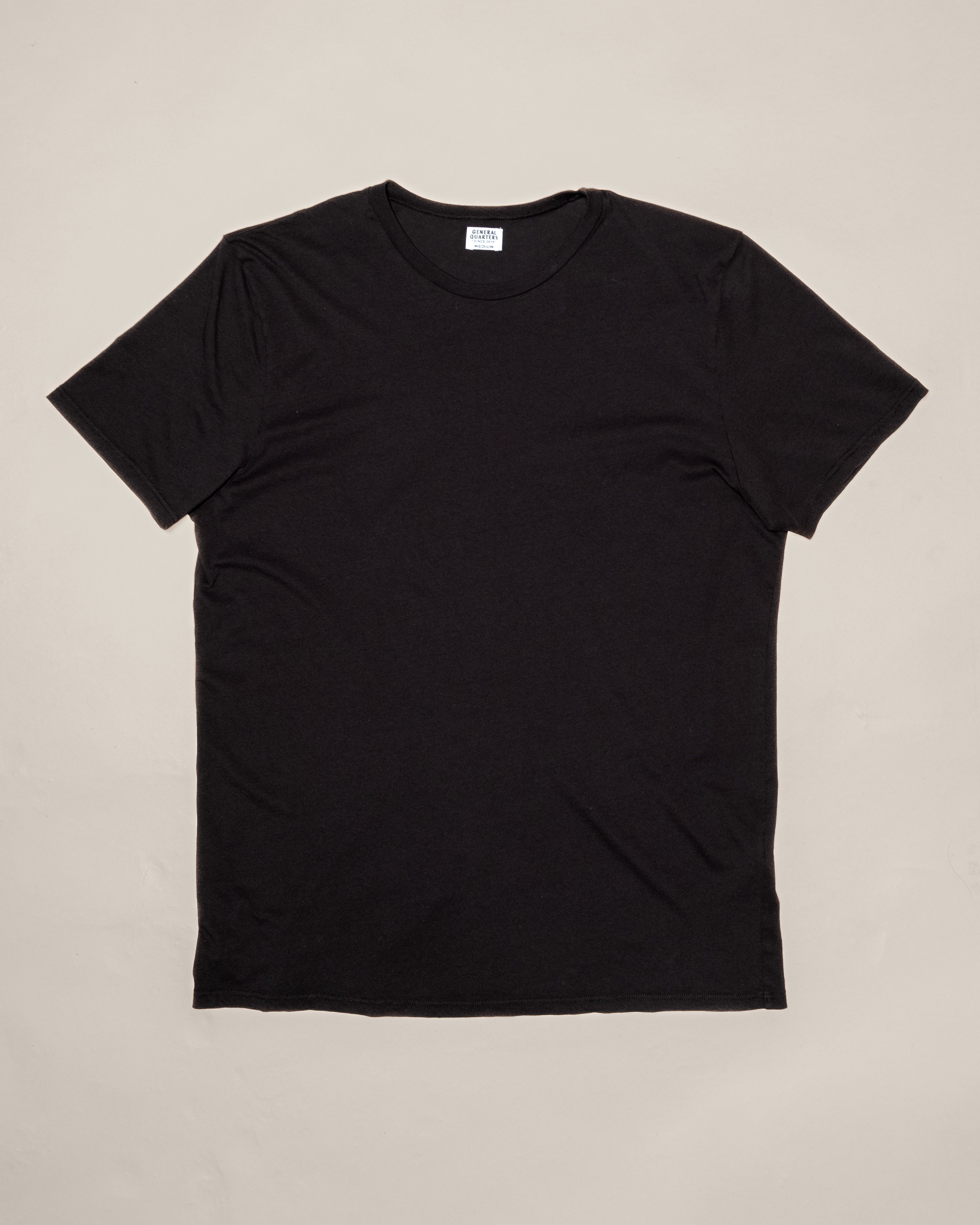 Basic Crew T-Shirt in Black