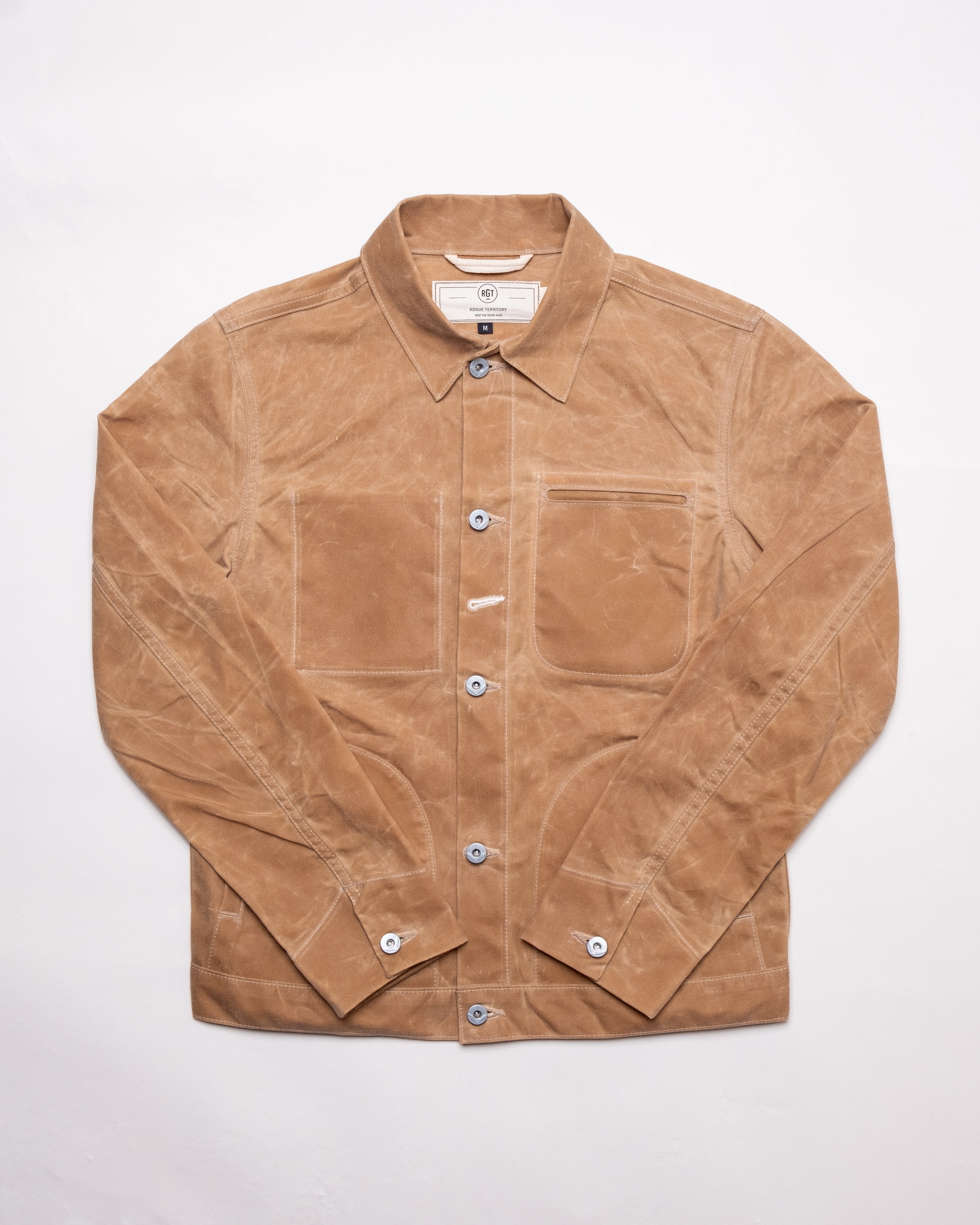 Waxed Ridgeline Supply Jacket in Tan