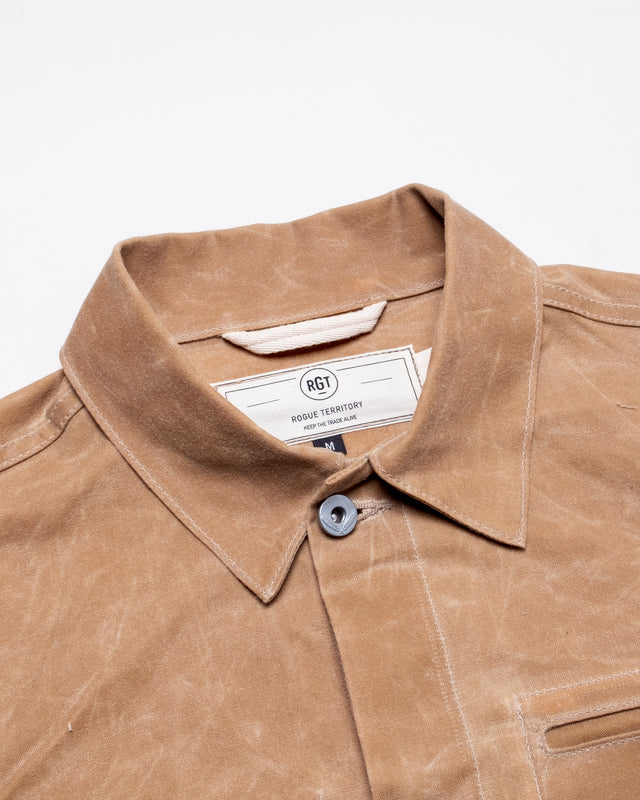 Waxed Ridgeline Supply Jacket in Tan