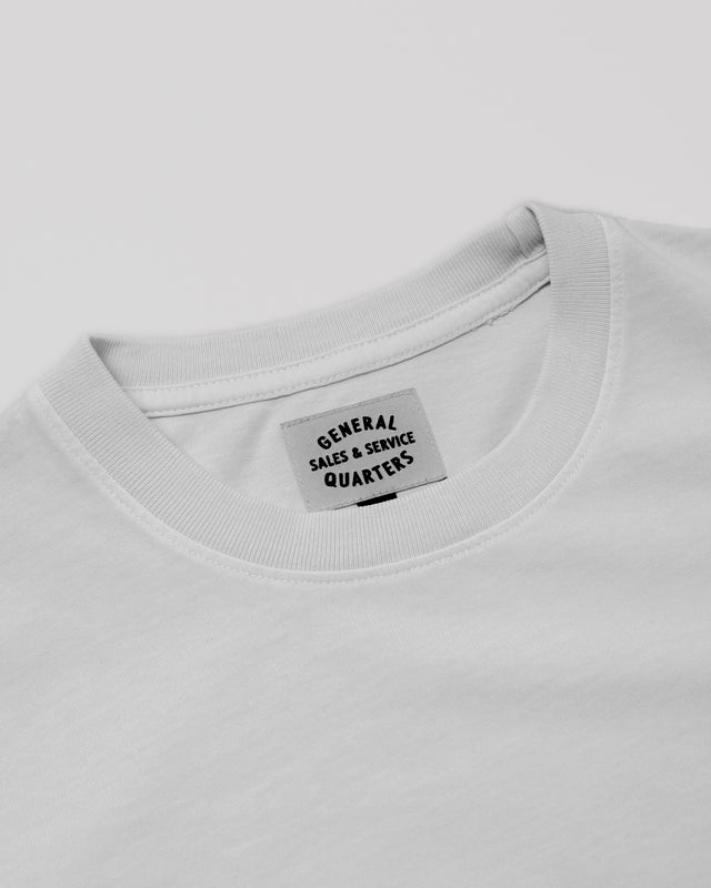 Heavy Weight Pocket T-Shirt in Vintage White