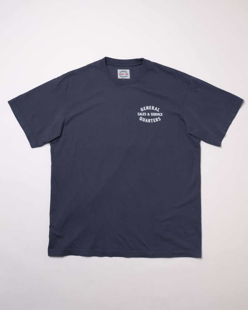 Ensign Heavy Weight T-Shirt in Faded Navy