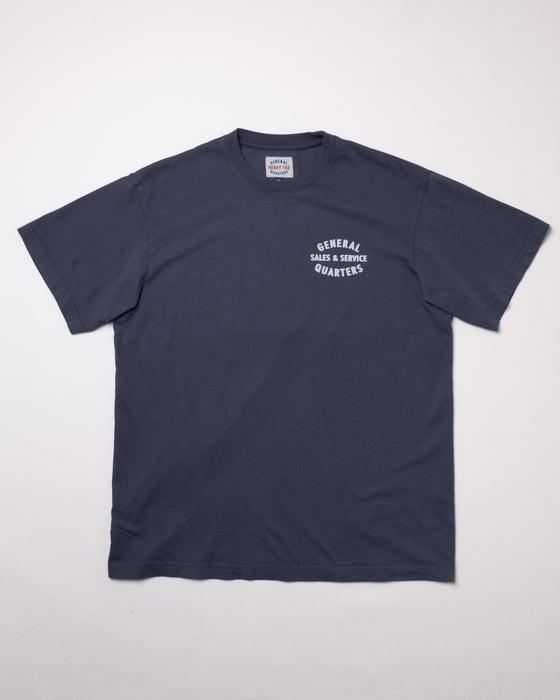 Ensign Heavy Weight T-Shirt in Faded Navy