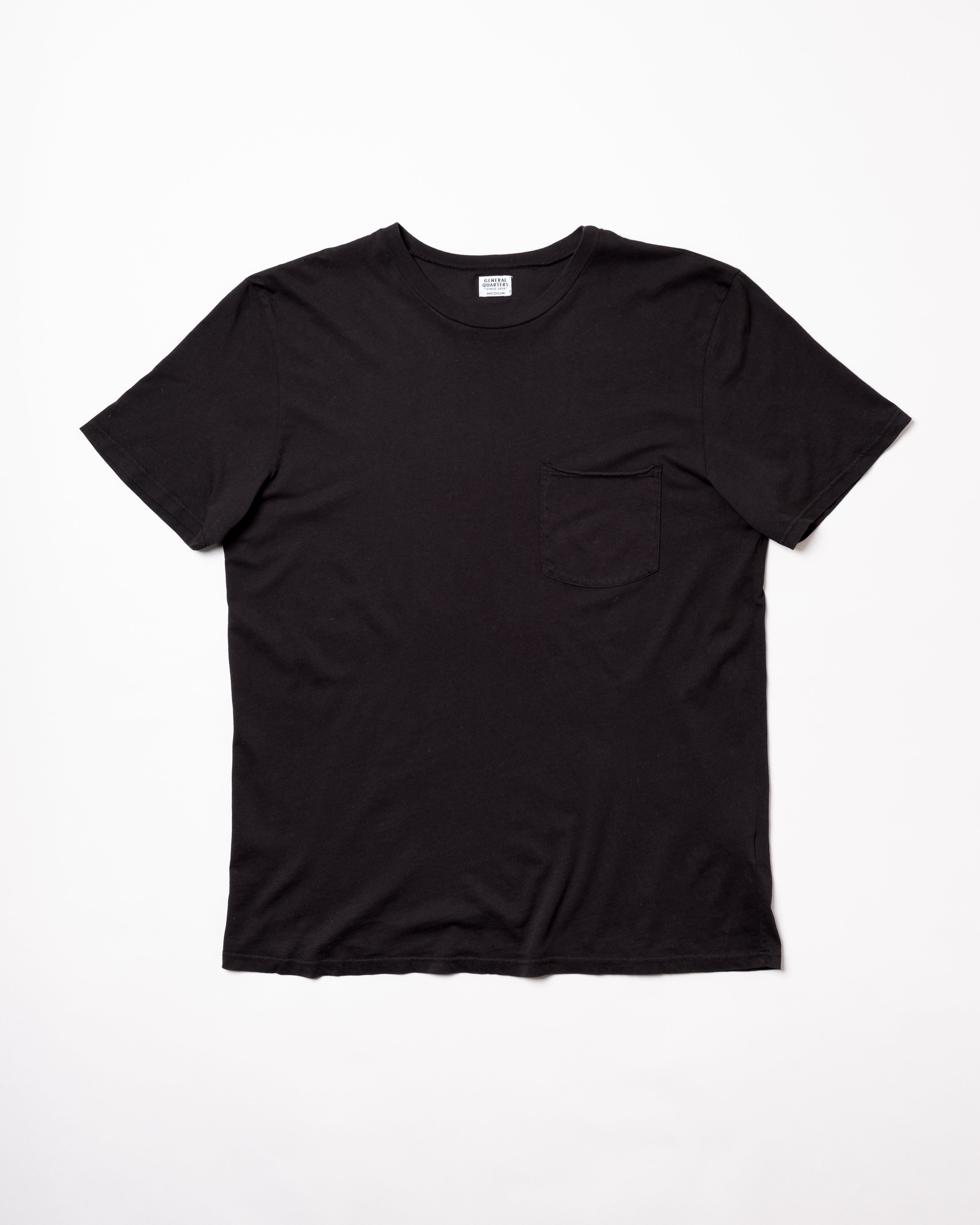Basic Pocket Tee in Black