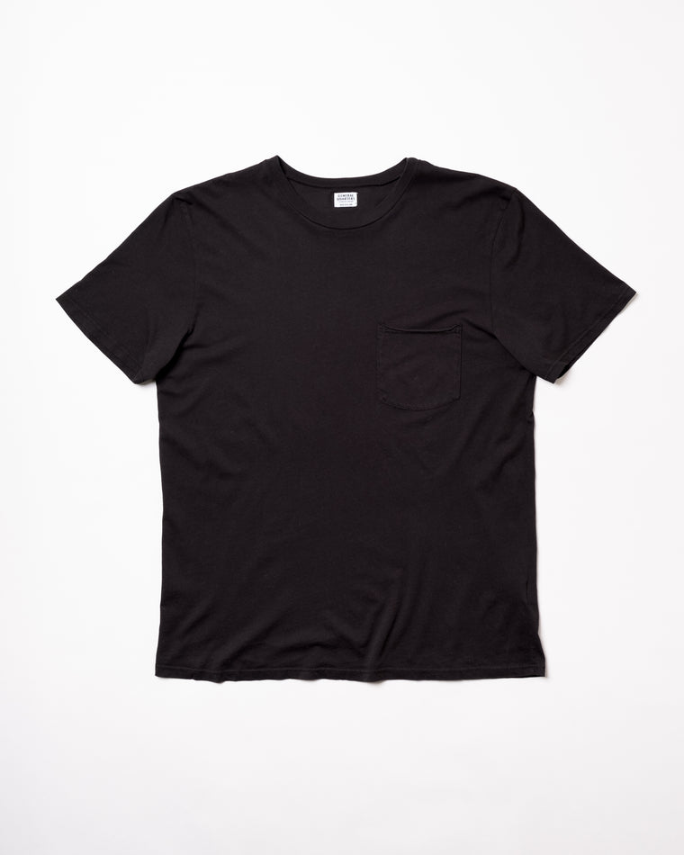 Basic Pocket Tee in Black
