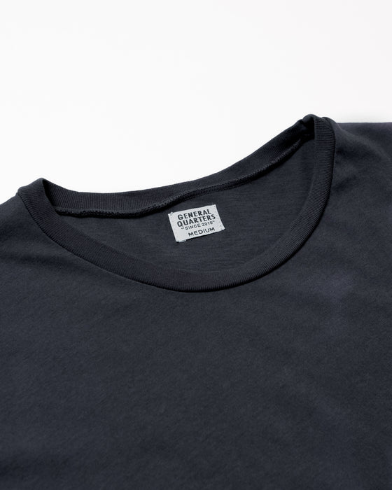 Basic Crew T-Shirt in Vintage Black