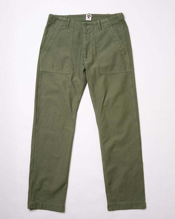 Fatigue Pant in Olive Sateen
