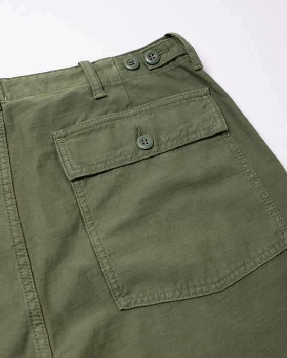 Fatigue Pant in Olive Sateen
