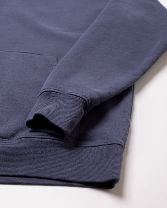 Hooded Sweatshirt in Faded Navy