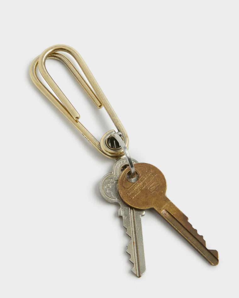 Scissor Hook Keyholder in Brass