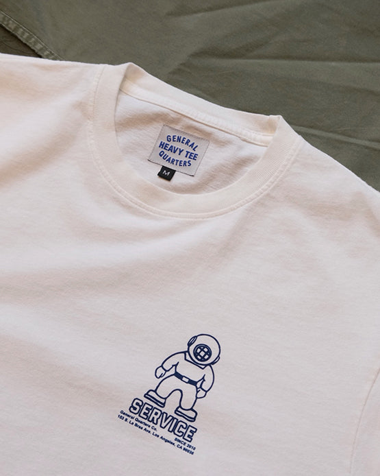 Mascot Heavy Tee in Vintage White