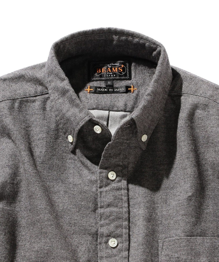 B.D. Flannel Solid in Gray