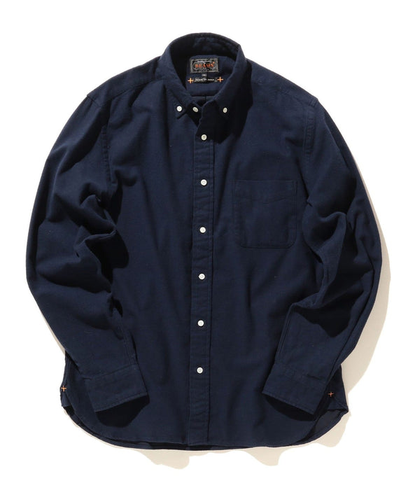 B.D. Flannel Solid in Navy