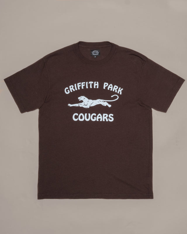 Griffith Park Cougars T-Shirt in Smokehouse Brown