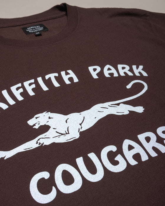 Griffith Park Cougars T-Shirt in Smokehouse Brown