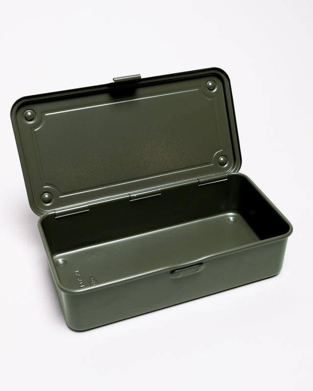 green metal tackle box Stackable Storage Box T-190 in Military Green – General Quarters