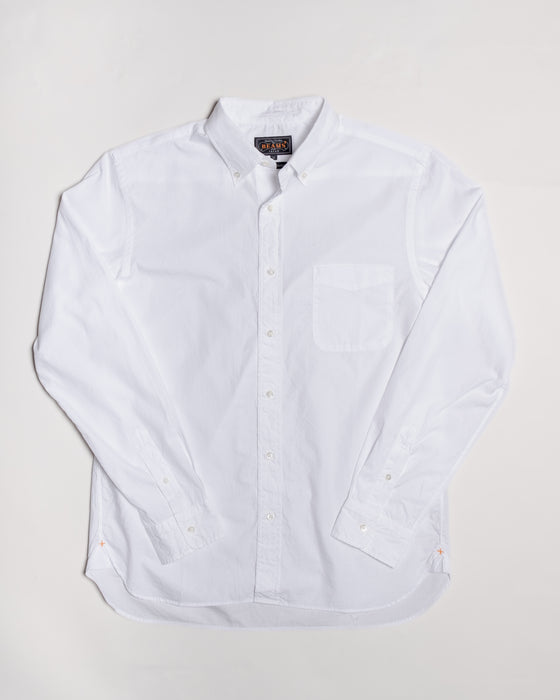 Broadcloth Color Button Down in White