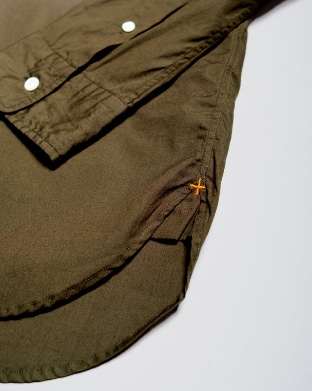 Broadcloth Color Button Down in Olive