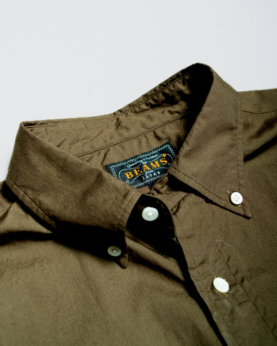 Broadcloth Color Button Down in Olive