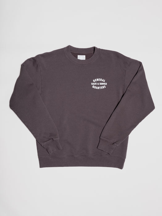 Ensign Crew Sweatshirt in Vintage Black