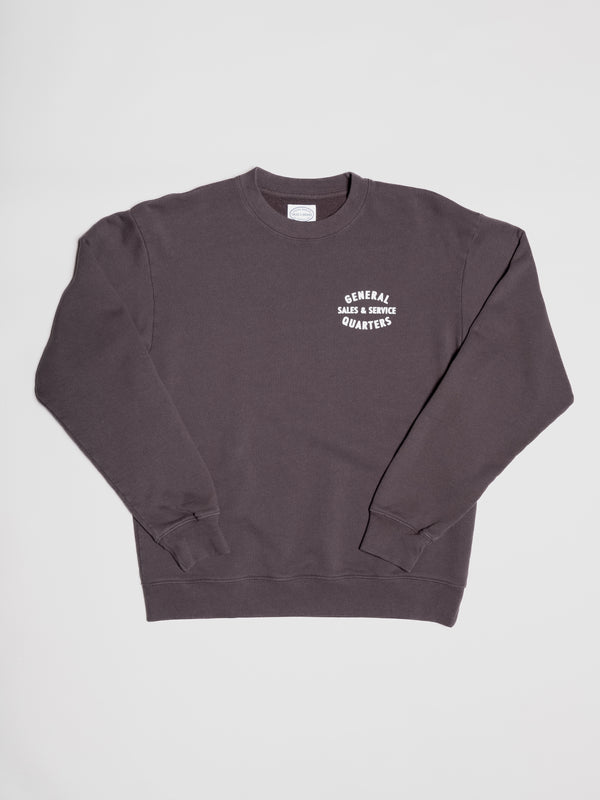 Ensign Crew Sweatshirt in Vintage Black