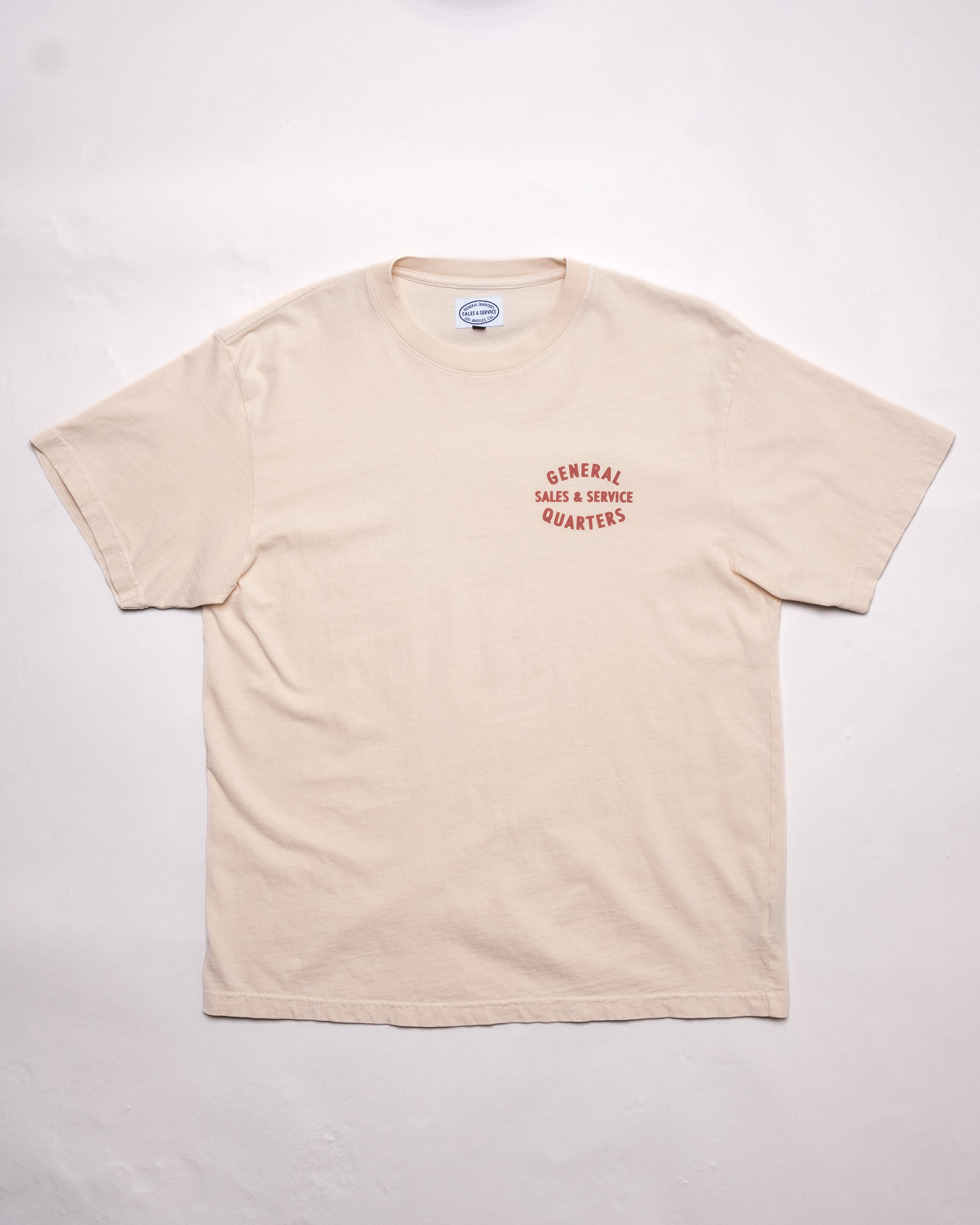 Ensign Heavy Weight T-Shirt in Cream