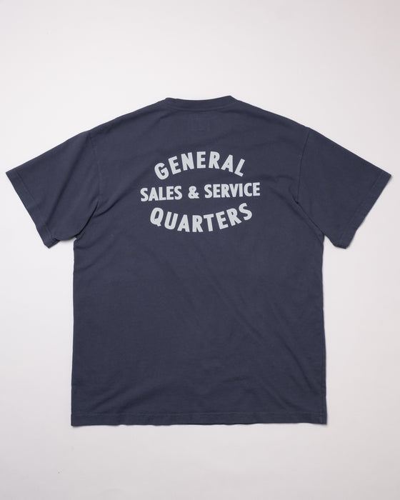 Ensign Heavy Weight T-Shirt in Faded Navy