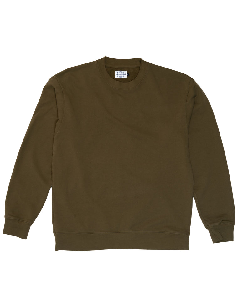 Sweatshirt in Creosote Green