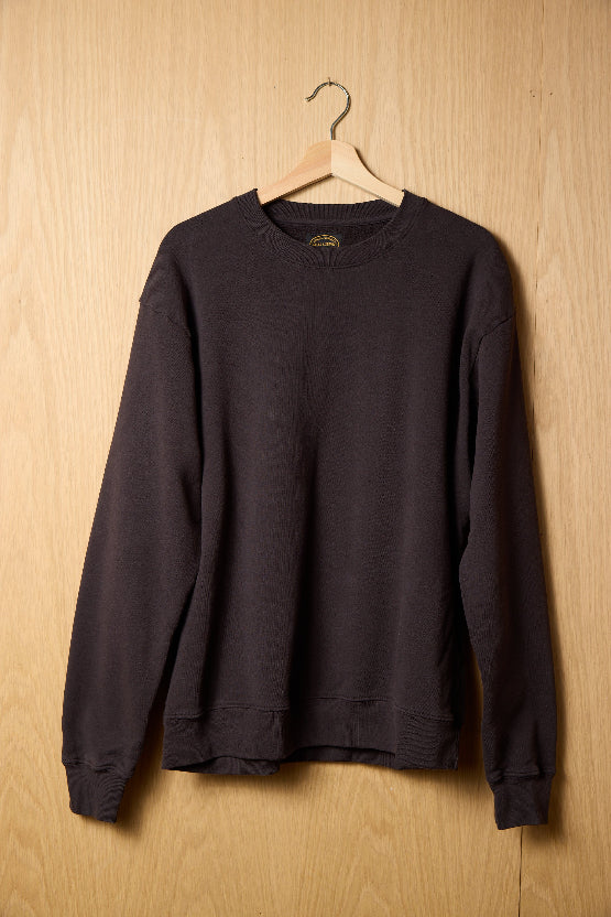 Crew Sweatshirt in Vintage Black