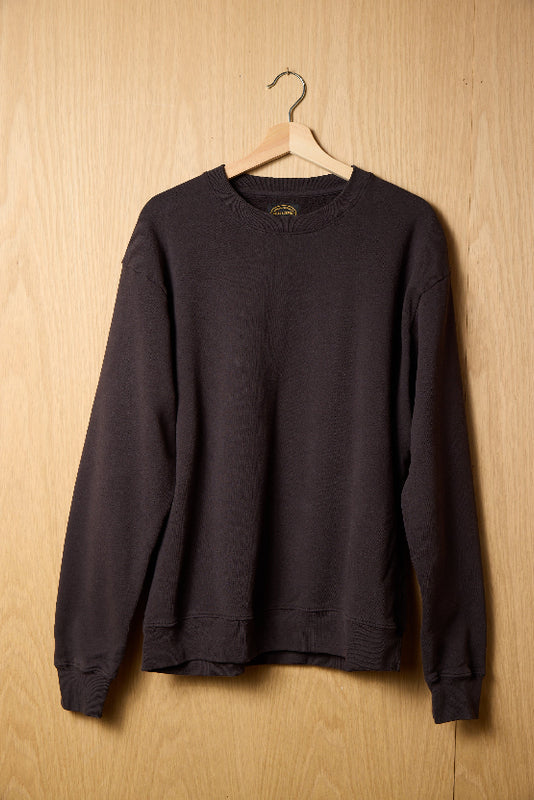 Crew Sweatshirt in Vintage Black