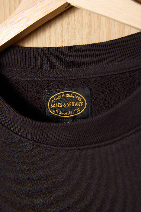 Crew Sweatshirt in Vintage Black