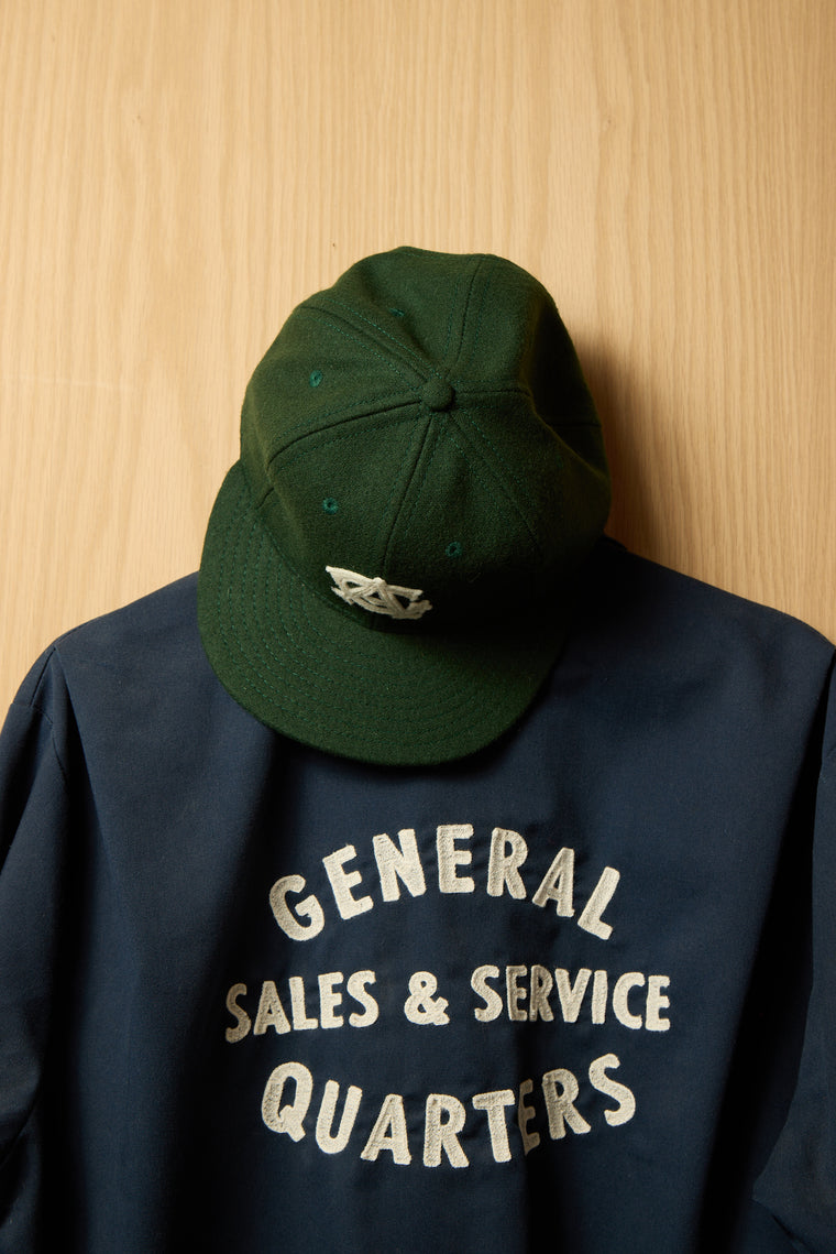 CA Hat in Ivy Green
