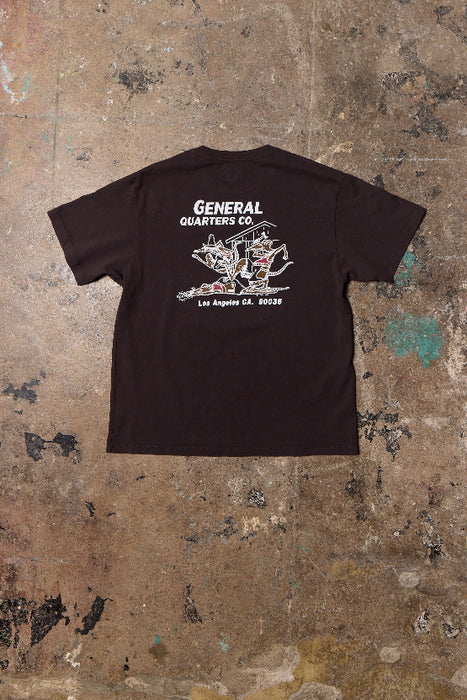 Working Rats Tee in Vintage Black