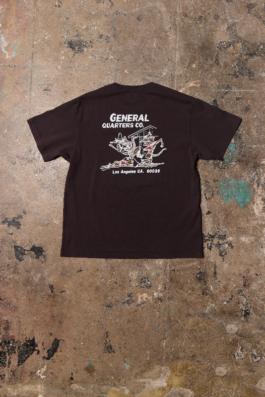 Working Rats Tee in Vintage Black
