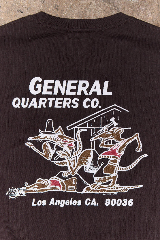 Working Rats Tee in Vintage Black