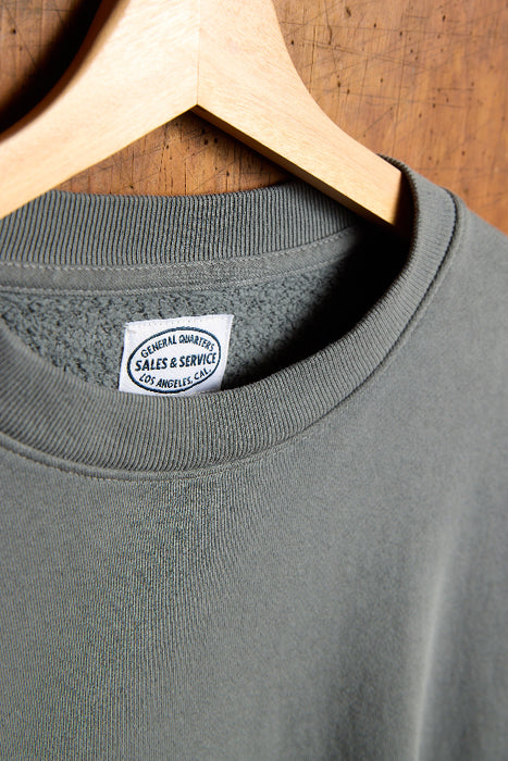 Crew Sweatshirt in Smoke Blue