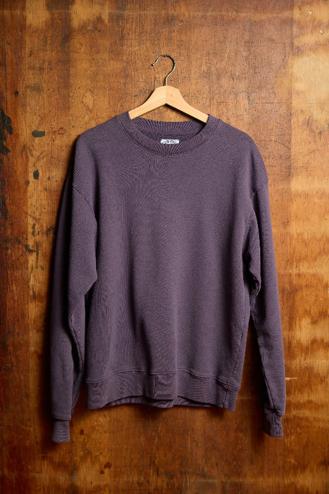 Crew Sweatshirt in Eggplant