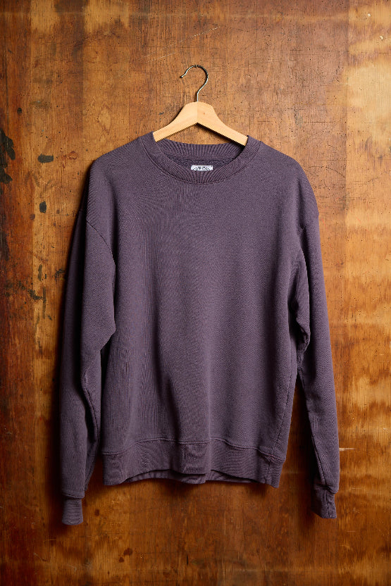 Crew Sweatshirt in Eggplant