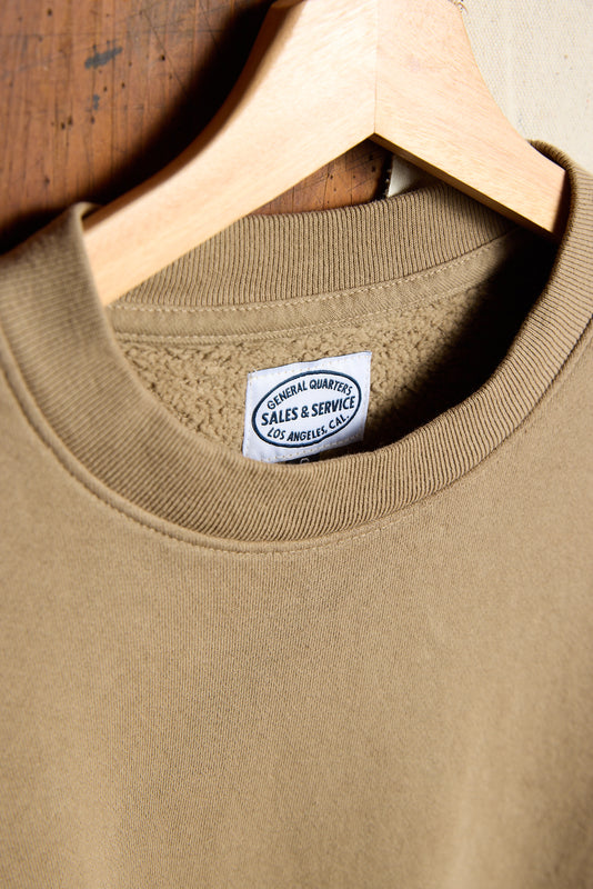 Crew Sweatshirt in Coyote