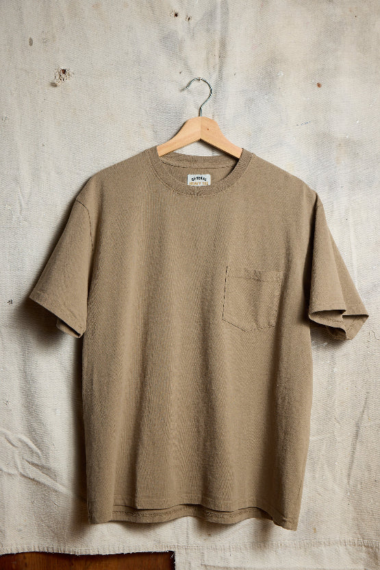 Heavy Pocket Tee in Coyote
