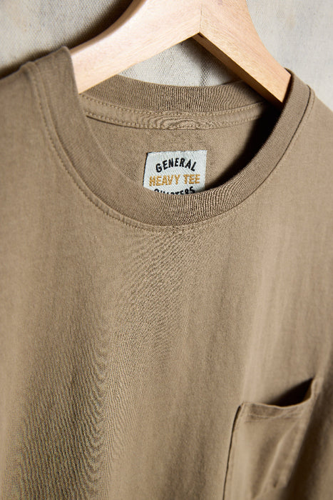 Heavy Pocket Tee in Coyote