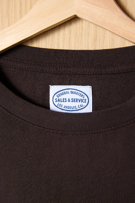 Long Sleeve Pocket Tee Vintage Black