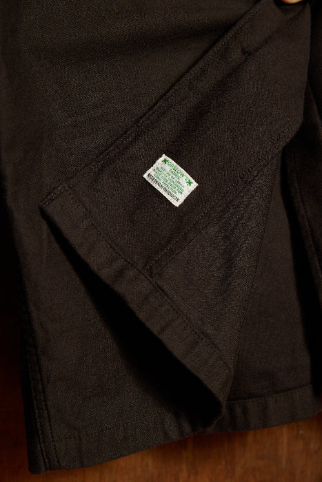U.S. Army Fatigue Shirt in Black Stone