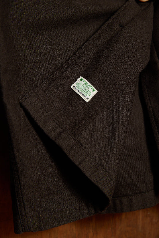 U.S. Army Fatigue Shirt in Black Stone