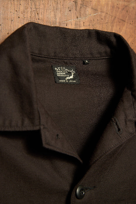 U.S. Army Fatigue Shirt in Black Stone
