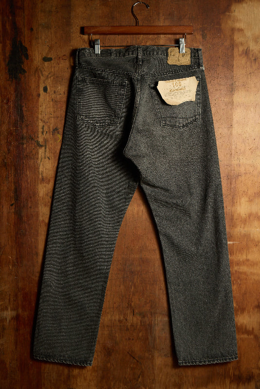 105 Standard Denim in Black Stonewash