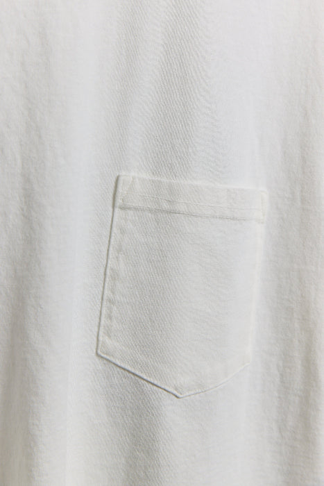 Heavy Pocket Tee in Vintage White