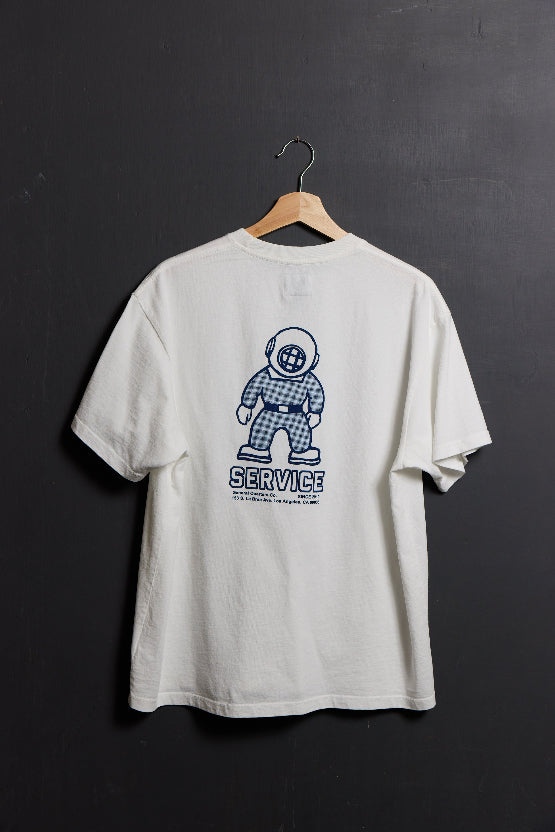 Mascot Heavy Tee in Vintage White